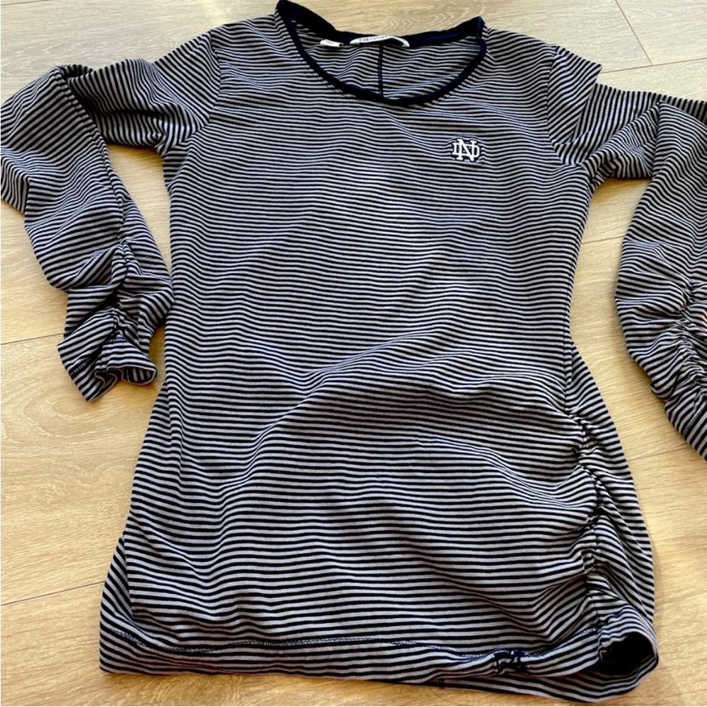Long sleeve (m) Notre Dame top and two hat